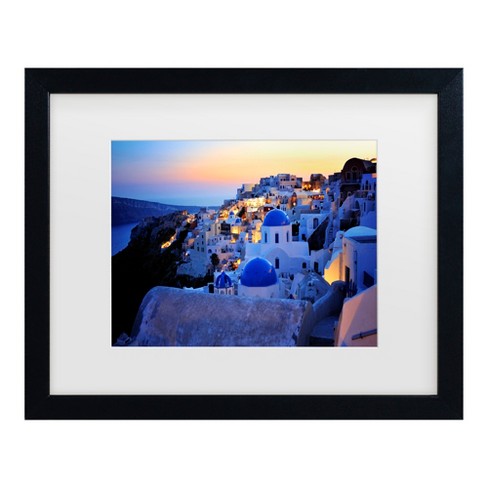 Trademark Fine Art - Martin Froyda Santorini Island, Greece Matted Framed Art - image 1 of 4