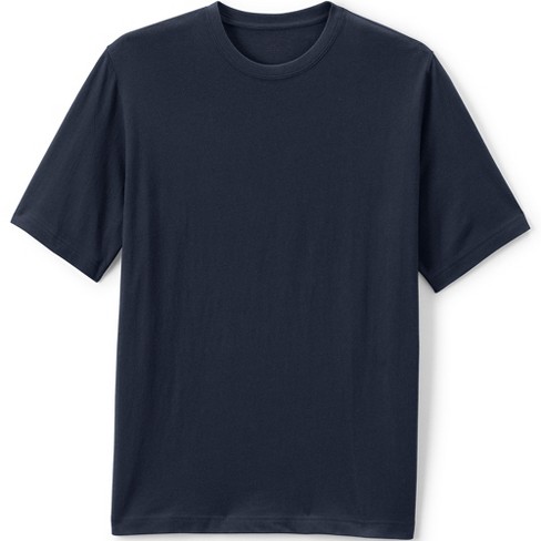 Lands' End School Uniform Men's Short Sleeve Essential T-shirt - Medium -  Classic Navy