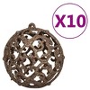 vidaXL Christmas Ball Set - 61 Gold and Bronze - 4 of 4