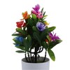 Unique Bargains Artificial Plants Phalaenopsis Orchid Display Plastic 3.74"x3.74"x10.63" 1 Pc - 4 of 4
