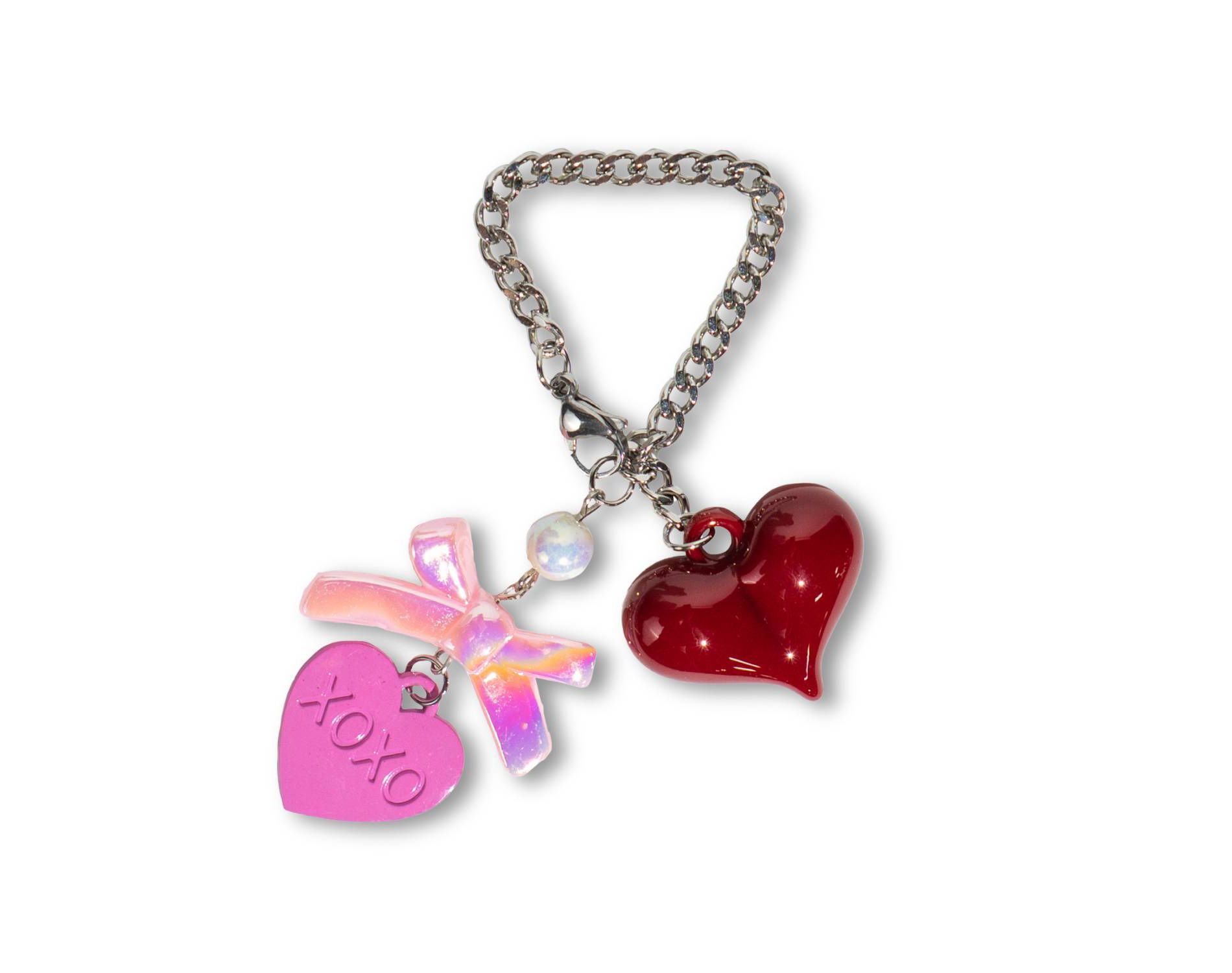 CharCharms Valentines Handle Charm Heart with Bowl