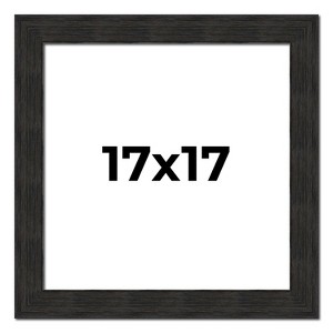 PosterPalooza | Square Contemporary Black Picture Frame - UV Acrylic, Foam Board Backing, Hanging Hardware - 1 of 4