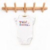 The Juniper Shop Mini Smiley Icons Unicorn Flutter Sleeve Bodysuit - 3 of 4
