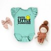 The Juniper Shop SmileyWorld Cute Little Sunshine Flutter Sleeve Bodysuit - 3 of 4