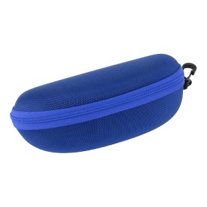 Unique Bargains Zipper Portable Eyeglasses Bag 7.09"x3.15"x2.56" - 1 of 3