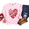 Simply Sage Market Women's Graphic Sweatshirt All You Need Is Love - 2 of 4