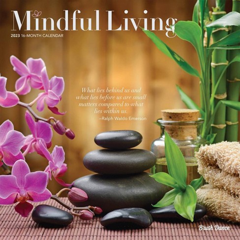 2023 Square Wall Calendar Mindful Living - Browntrout : Target