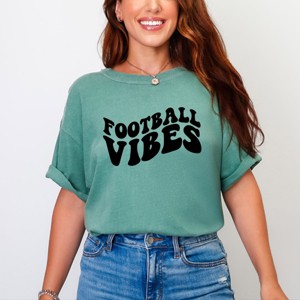 Simply Sage Market Retro Football Vibes Garment Dyed Tee - 1 of 4