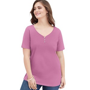 Roaman's Ultimate Short Sleeve Sweetheart Tee - 1 of 3