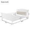 CAVINAS Twin Metal Platform Bed Frame with Light,Kids Metal Twin Bed with Upholstered,Bed Frame with Storage Headboard for Bedroom - 4 of 4