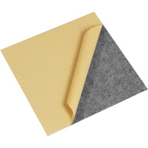 VEVOR Carpet Tiles Peel and Stick, 12” x 12” Squares Self Adhesive Carpet Floor Tile, Soft Padded Carpet Tiles, Easy Install (12 Tiles, Light Gray) - 1 of 4