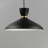Maxim Lighting Carillon 1 - Light Pendant in  Black/Satin Brass - 4 of 4