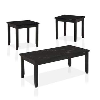3pc Bagby Coffee and 2 Side Table Set with Faux Marble Top - HOMES: Inside + Out