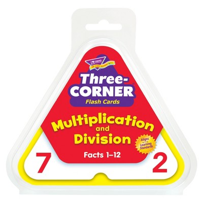 TREND Multiplication and Division Three-Corner Flash Cards