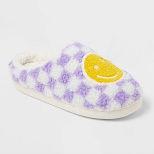Women's Shona Smiley Slide Slippers - Wild Fable™ Purple XL : Target