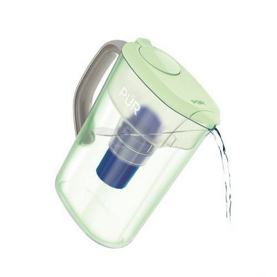 Lime 7-Cup BPA-Free Water Filter Pitcher
