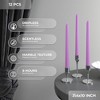 10 inch Taper Candles Set of 12 - Tall Candles Unscented - Tapered Candle Sticks - 4 of 4