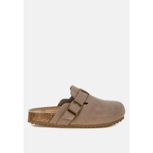 Ratiha Buckle Accent Slip-On Footbed Mules Women - 1 of 4
