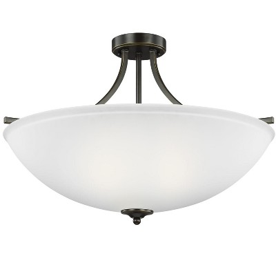 Generation Lighting Geary 4 light Heirloom Bronze Ceiling Fixture 7716504-782