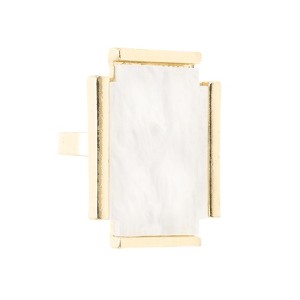 Unique Bargains Portable Marble Rectangle Ring Nail Art Palette 1 Pc - 1 of 4