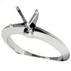 Pompeii3 Knife Edge Solitaire Engagement Ring Setting Mount 14K - 3 of 4