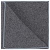 INSPIRE CHIC Men's Woolen blend Embroidered trim Solid Pocket Squares - 4 of 4
