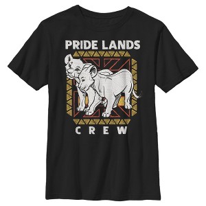 Boy's Lion King Simba & Nala Pride Lands Crew T-Shirt - 1 of 4