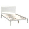 Okak Full/Twin Natural Platform Beds with Wide Wood Headboard,Solid Wood Bed Frame for Primary Bedroom,No Spring Box Needed - 4 of 4