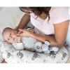 Sweet Jojo Designs Gender Neutral Support Nursing Pillow Cover (Pillow Not Included) Sloth Blue Grey and White - 2 of 4