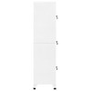 VidaXL Locker Cabinet White 15 in.x17.7 in.x70.9 in. Steel - 4 of 4