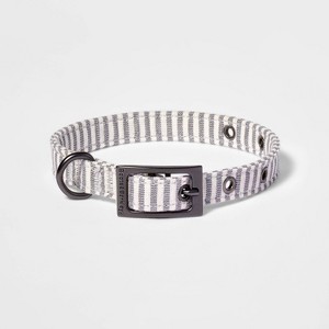 Striped Fashion Dog Collar with Pin Buckle - Boots & Barkley™ - 1 of 3