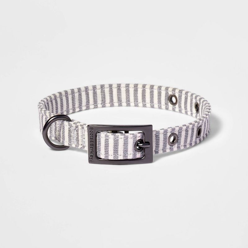 Striped Fashion Dog Collar with Pin Buckle - Boots & Barkley™, 1 of 5