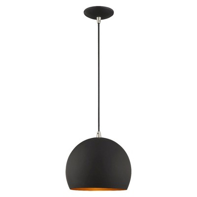 Livex Lighting Piedmont 1 - Light Pendant in  Black