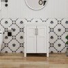 ELECWISH 24 in. W x 19 in. D x 36.4 in. H Freestanding Bath Vanity - 2 of 4