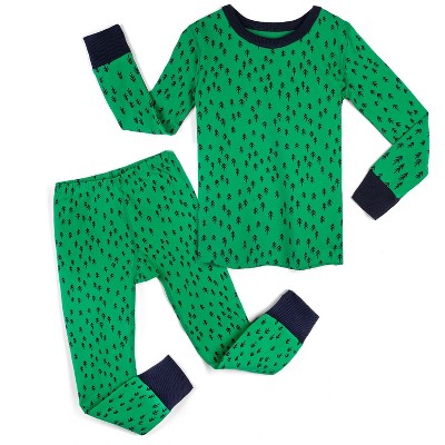 Mightly Kids' Fair Trade 100% Organic Cotton Tight Fit Pajamas - 10, Gray Stripe, Set