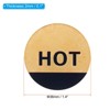 Unique Bargains Acrylic Decor Home Sink Round Self Stick Hot/Cold Water Label - 2 of 4