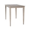 Solid Wood 30"X 48" Dining Table Weathered Gray - International Concepts - 3 of 4