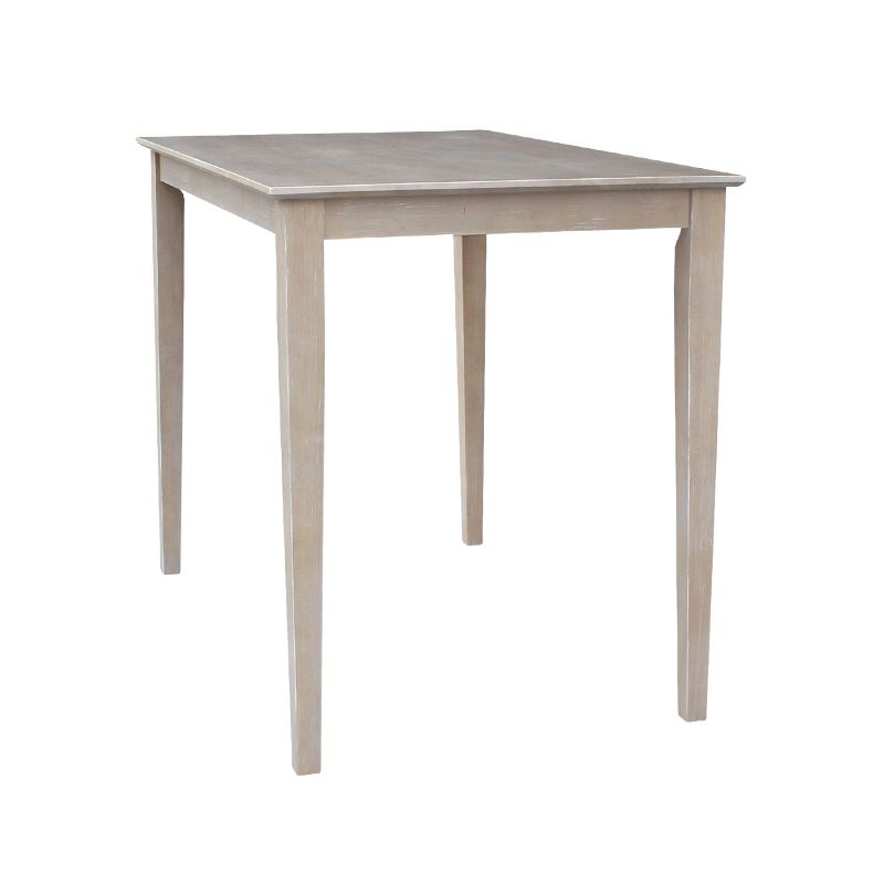 Solid Wood 30"X 48" Dining Table Weathered Gray - International Concepts, 4 of 7