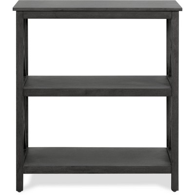26.4" Thompson 2 Tier Shelf Dark Gray - ClickDecor