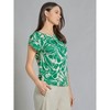 Jones New York Plus Size Drop Shoulder Keyhole Neckline Top - 2 of 3