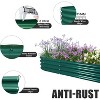 Rbied 12 x 2 x 1 ft. Galvanized Steel Oval Outdoor Raised Garden Beds Anti-Rust Metal Planter Box for Garden (1-Pack) - 3 of 4
