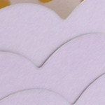 light purple, gold tone