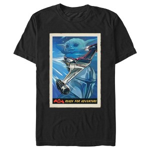 Men's Star Wars: The Mandalorian Ready For Adventure Poster T-Shirt - 1 of 4