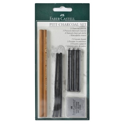 Pitt Charcoal Set 10pc - Faber-Castell