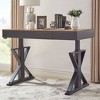 Quinton Adjustable Height X Base Writing Desk - Inspire Q - 2 of 4