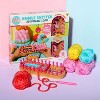 Bright Stripes Nimble Knitter Adjustable Bamboo Loom Kit, 18-Piece Set, Ages 8 and Up - 4 of 4