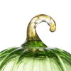Whisen Set of 8, 4x4x5" Glass Pumpkin, Pumpkin Ornament Decor for Harvest Festival Fall Festival, Thanksgiving - 4 of 4