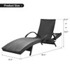 PAGED 80'' Chaise Wicker Lounge Chair Set of 2 Patio Lounge Chair with Adjustable Backrest for Outside, Pool, Backyard, Lawn - 4 of 4