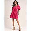 VENUS Womens Puff Sleeve Mini Dress - 2 of 4
