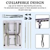 UbMelt Folding Pet Grooming Table with Adjustable Arms,Nooses,Clamps and Mesh Tray for Medium/Large Dogs,Gray/Pink - 4 of 4